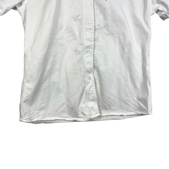 Nascar Chase Authentics #14 Tony Stewart Racing White Button Down Shirt Size M - Picture 3 of 12